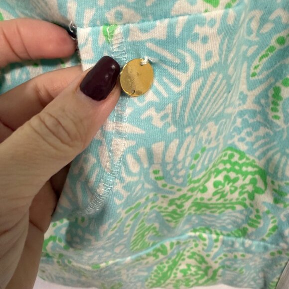 Lilly Pulitzer Leona Zip-Up Jacket in Let's Get Crackin Print Size M - Picture 4 of 9